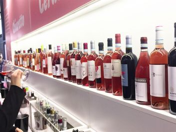 Vinitaly afforded visitors the chance to sample thousands of wines.                                                                (Robert Camuto)