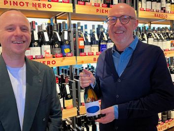 Federico Veronesi and his father, Sandrone, have created a hybrid wine shop–restaurant that encourages Italians and visitors to explore the breadth of Italian wines.                                                                (Robert Camuto)