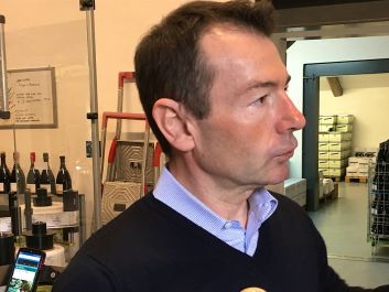 Fourth-generation winemaker Christian Bellei applies methods learned in Champagne to Lambrusco.                                                                (Robert Camuto)