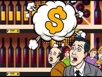 Recently proposed U.S. tariffs could potentially double the prices of European wines.                                                                (Illustration by Lisa George)