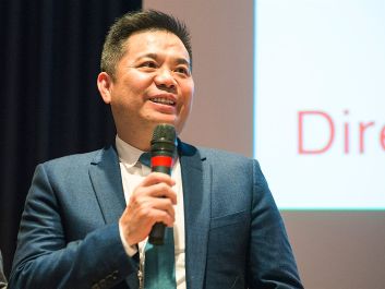 1919 CEO Robert Yang was one of the keynote speakers at Vinitaly.                                                                (Courtesy of Vinitaly 2017)