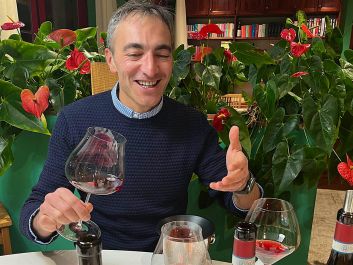 At G.D. Vajra, Giuseppe Vaira has experimented with how Nebbiolo wines were made in the 1600s and 1700s—as light and fizzy reds.                                                                (Robert Camuto)