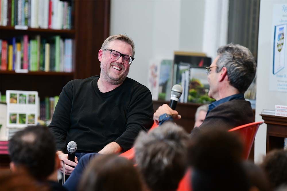 Jeff Porter and Robert Camuto at Rizzoli Bookstore New York