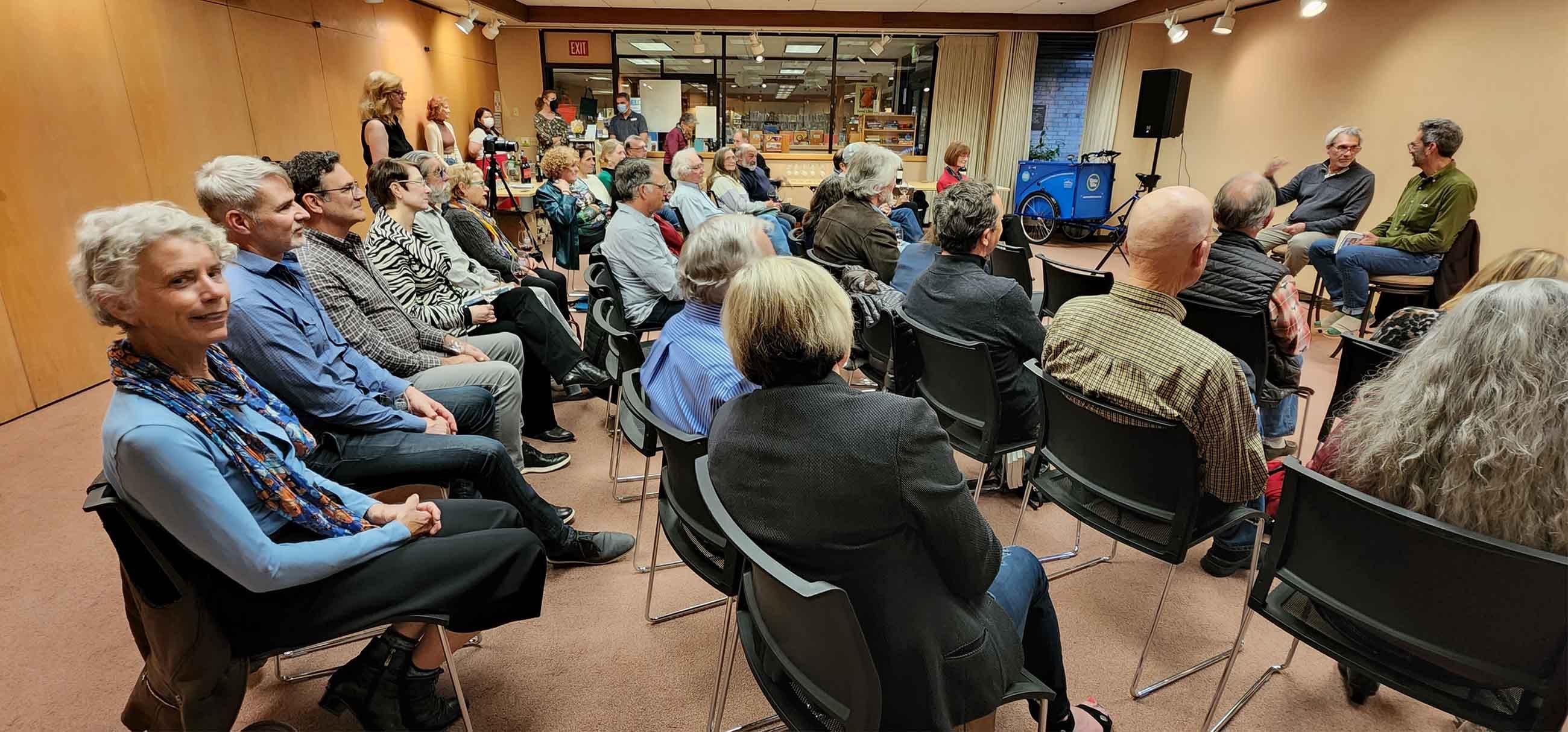 Robert speaking at The Sonoma County Wine Library